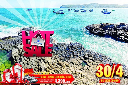 chương trình Free & Easy Quy Nhơn - Phú Yên 4N3Đ