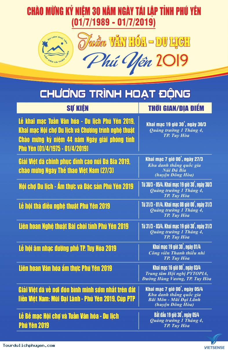 Sự kiện Phú Yên đầu tháng 4 - Ảnh 1