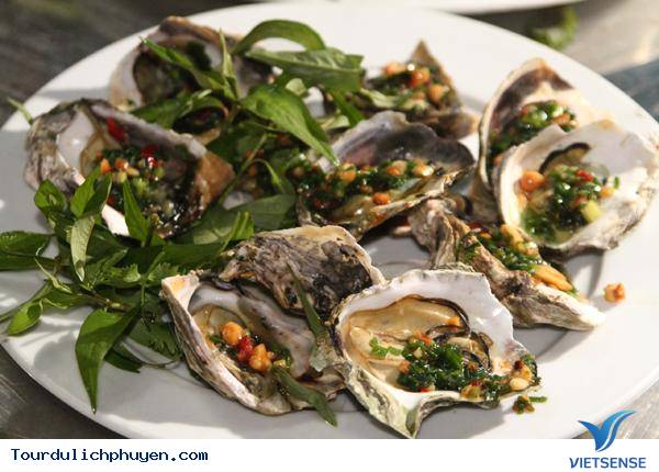 Hàu nướng mỡ hành