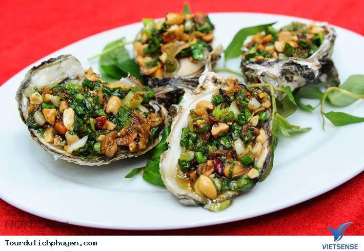 hàu nướng mỡ hành