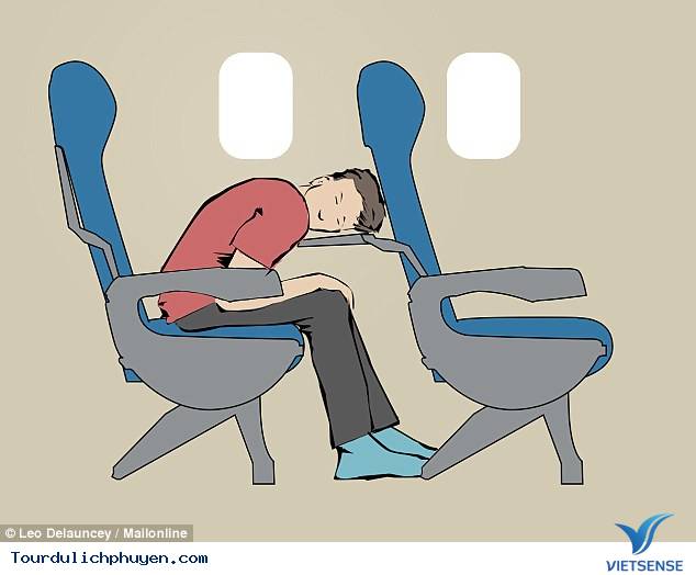 Những Tư Thế Ngủ Giúp Bạn Thoải Mái Và Ngon Giấc Khi Đi Máy Bay - Ảnh 5