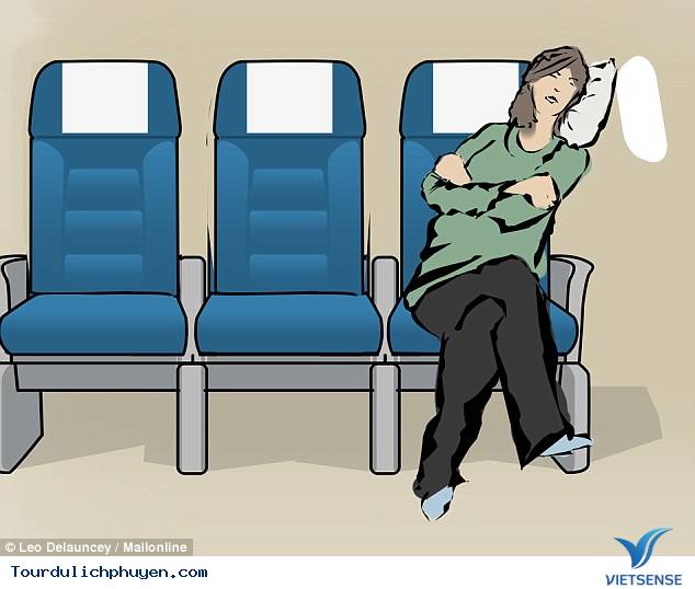 Những Tư Thế Ngủ Giúp Bạn Thoải Mái Và Ngon Giấc Khi Đi Máy Bay - Ảnh 3