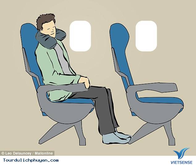 Những Tư Thế Ngủ Giúp Bạn Thoải Mái Và Ngon Giấc Khi Đi Máy Bay - Ảnh 1