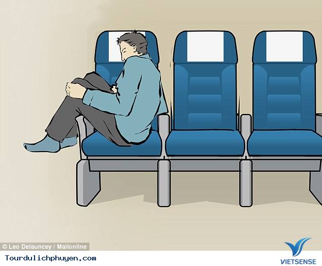 Những Tư Thế Ngủ Giúp Bạn Thoải Mái Và Ngon Giấc Khi Đi Máy Bay - Ảnh 4