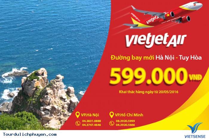 VietJet Air Mở Đường Bay Mới Hà Nội - Phú Yên Với Chỉ 599.000 VND - Ảnh 1 VietJet Air Mở Đường Bay Mới Hà Nội - Phú Yên Với Chỉ 599.000 VND - Ảnh 1